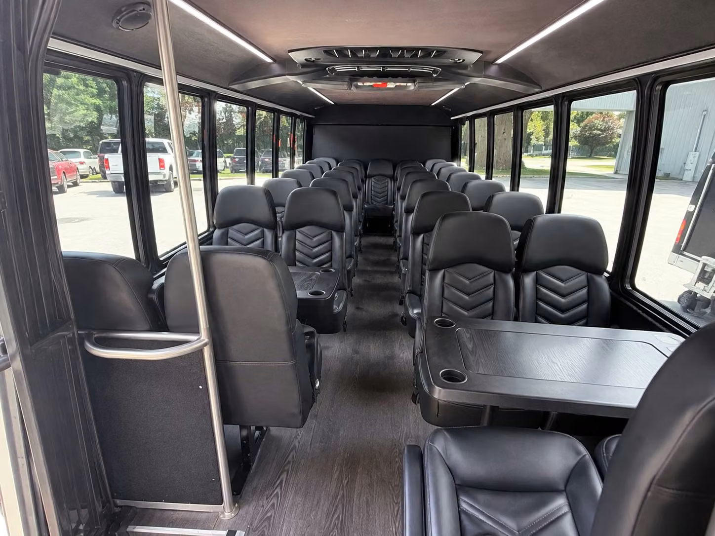 18 passenger minibus interior