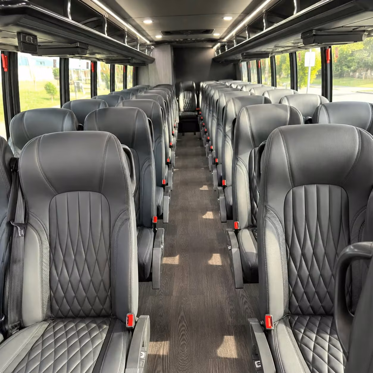 25 passenger minibus inside