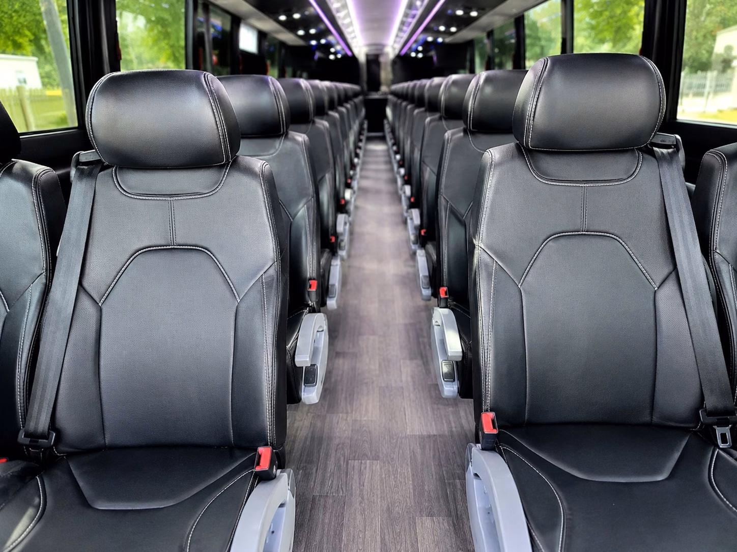 rochester charter bus interior gallery